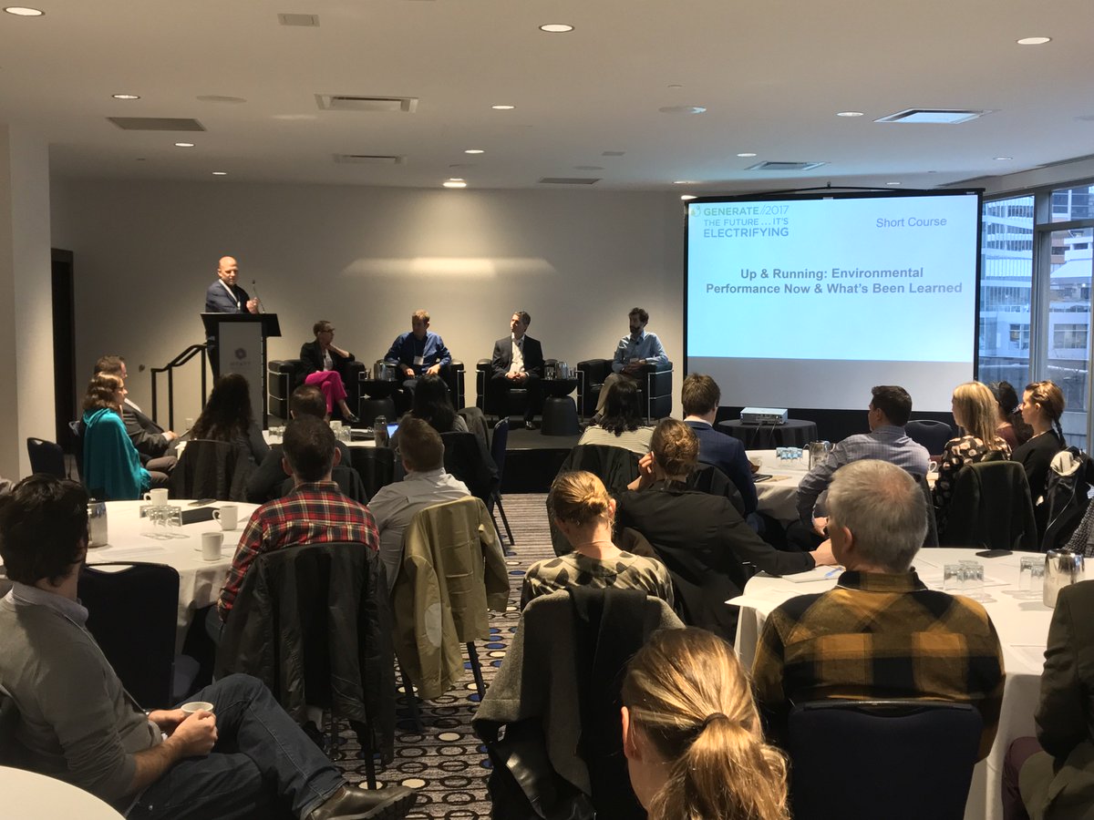 ecofishresearch's tweet photo. The environmental short course is underway @CleanEnergyBC  as the panel discusses what has been learned in clean energy environmental assessment in the past 15 years 🌎  #Ecofish #Generate2017 https://t.co/RmHSb8F9ds