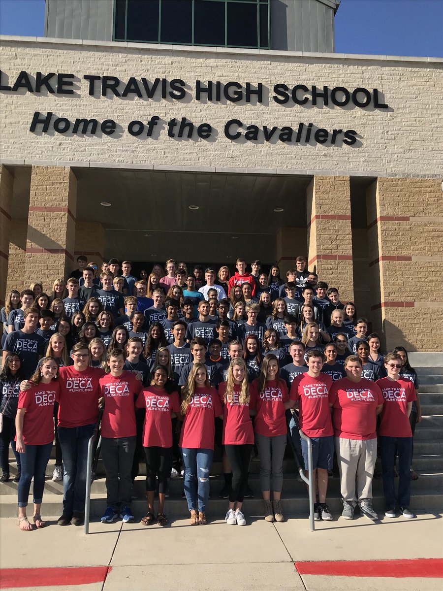 LT_DECA's tweet photo. Lake Travis DECA group photo from today @txdeca5 @TexasDECA https://t.co/1o0nVudOZA