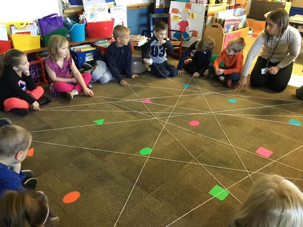 MEWolves's tweet photo. Kindergarteners listened to a word, broke the word into syllables and showed how many syllables by putting their hand under their chin #weboflearning https://t.co/Cu7cE2ZAoE