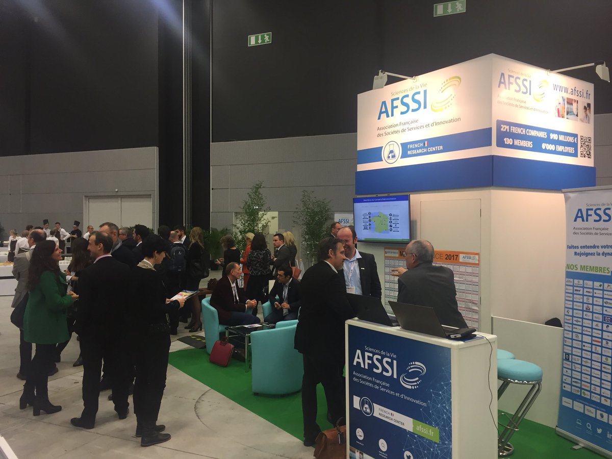 AFSSI_sante's tweet photo. @BIOFIT_EVENT s’achève sur un beau succès. Merci à tous nos membres d’avoir représenté notre filière sur ces 2 jours et Merci aux organisateurs. Rendez-vous en 2018, les 4 et 5 décembre sur Lille ! @SmaltisSas @ciloabiotech @drugabilis @ITEC_CRO @RDBiotech #BioFIT2017 https://t.co/0CRXe6OjQs