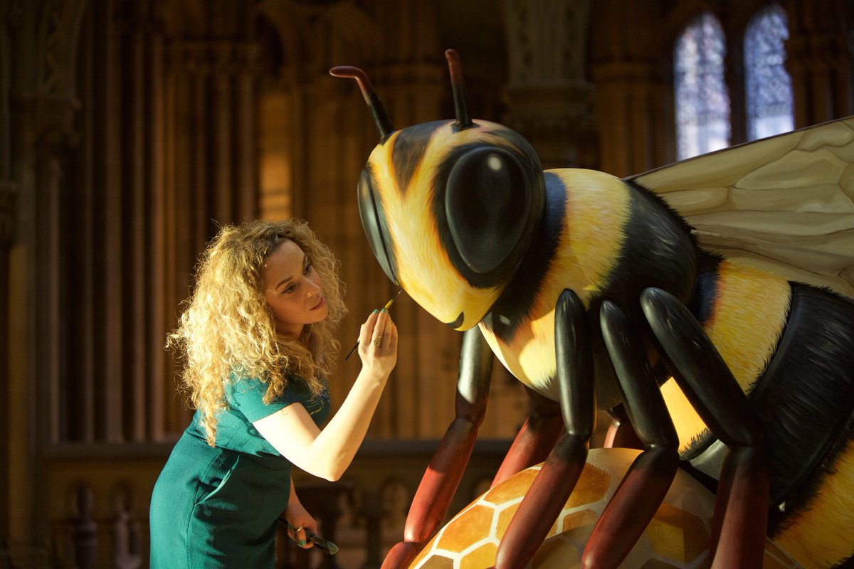 mcrarttrail's tweet photo. #BeeInTheCity will be a stunning public art trial of over 80 individually designed giant bee sculptures crafted by regional artists, which will weave its way across the city during summer 2018: https://t.co/d7oNBZoYC4 https://t.co/xhGwRLRvXG