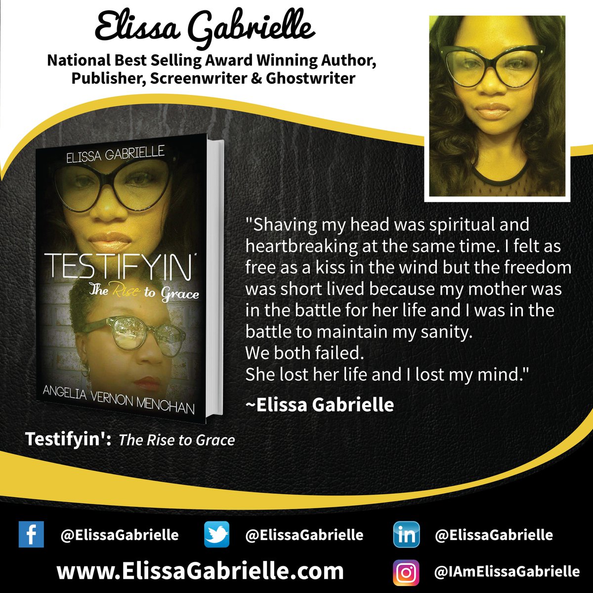 ElissaGabrielle's tweet photo. #ElissaGabrielle #Cancer #Mom #Death #shavedhead https://t.co/znE74U9e1J #fuckcancer #cancersucks #Grief #testifyin #grace #books #Naturalhair #IAmNotMyHair #Mother #Motherhood #Testimony https://t.co/cgJHcfYnZU