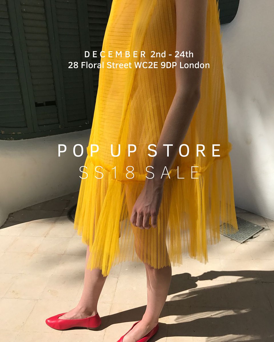 TheBridgeCo_'s tweet photo. Don't miss the chance to get your hands on the best bits of @bertacabestany's #SS18 collection! Her pop-up shop in Covent Garden (WC2E 9DP) is open 2nd–24th of December 🎁🛍 https://t.co/4q17jfhdam