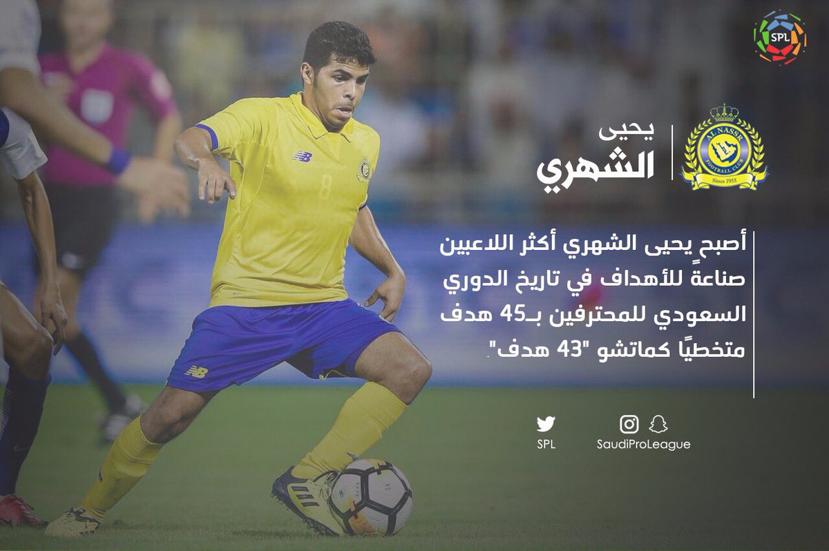 SPL's tweet photo. يحيى الشهري يسجل اسمه في تاريخ #الدوري_السعودي_للمحترفين بتسجيله رقمًا قياسيًا في ص��اعة الأهداف.
#النصر_الفتح https://t.co/YeOqGC8DKC