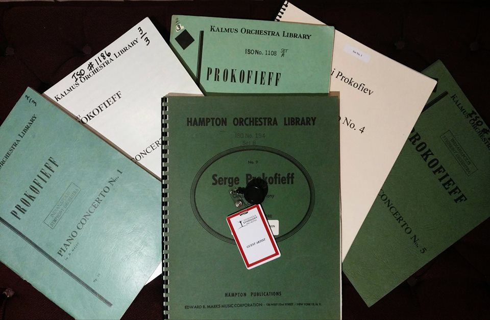 Tal_Samuel's tweet photo. First day of covering at Indianapolis Symphony Orchestra as their new Conducting Fellow! It's Prokofiev time!!! 😀 #Prokofievpianoconcerti #ISO https://t.co/nVnkV5HyqE