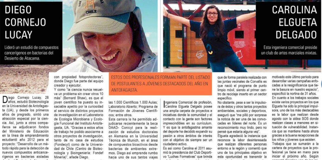 fmescondida's tweet photo. #Antofagasta Como cada año, @mercurioafta reconoce el trabajo de los jóvenes "Líderes del Norte". Felicitamos a los primeros postulantes, muy en especial a Carolina Elgueta seleccionada de nuestro #ProgramaSOMOSFME 👏👏👏👏
#AgentesDeCambioFME https://t.co/RLeK2TE2jU