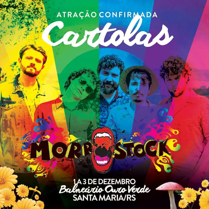 PolacaRocha's tweet photo. Mãe e filho no mesmo palco do mesmo festival. A 3D é de 86 e paramos de tocar pq engravidei do @rochapetracco, batera da @cartolas. Chora putada! #Morrostock #3D #Cartolas https://t.co/rcx6yy3mik