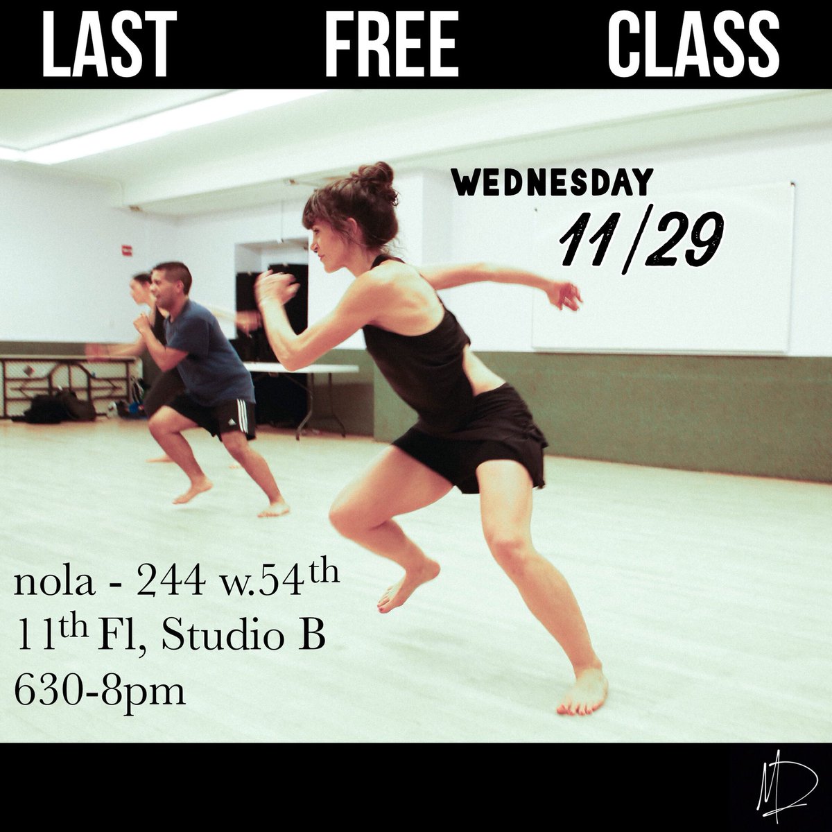 MDchoreo's tweet photo. the #holidaydeals havenβt ended! thereβs one more class left in my #FREEdanceCLASS series π€
β’ π·: @thejonnyfree β’ #MichaelDauerChoreography #AFFORDABLEdanceCLASS #danceeducator #danceteacher #free #dance #class #nycdance #dancenyc #danceclassnyc #nycdanceclass @Thebrokedancer https://t.co/iOLc6t4wt2