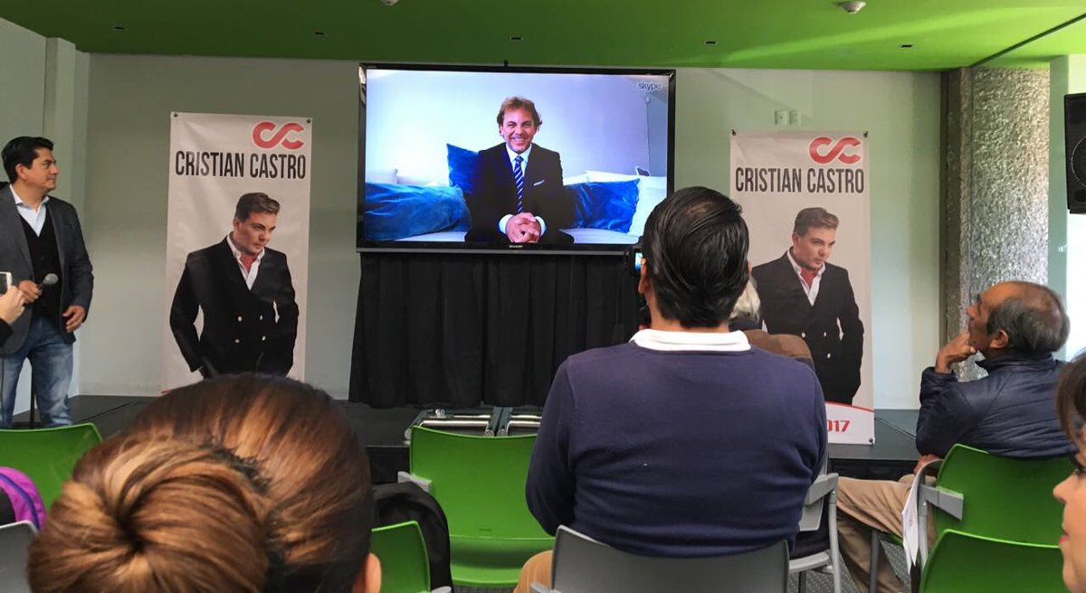 VentaneandoUno's tweet photo. Ofrece @CristianCastro  videoconferencia desde Argentina para anunciar su concierto en el @AuditorioMx el próximo 9 de diciembre #Ventaneando https://t.co/MY1FSNynWK