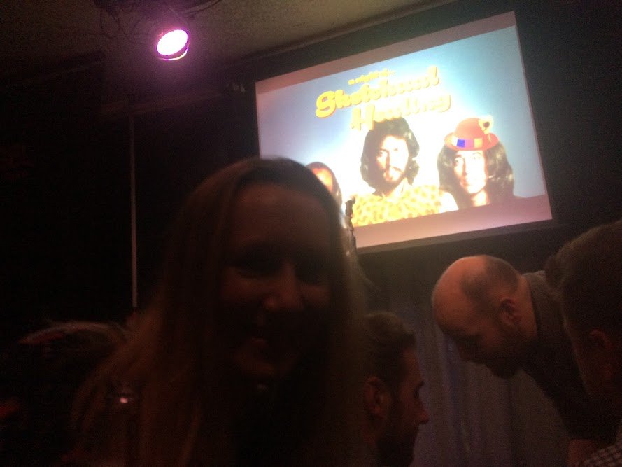 LoreleiMathias's tweet photo. Thanks @angelcomedy @billmurraypub for amazing time at #sketchualhealing last night. Relieved our 1st sketch got lots of laughs in the right places. Gabrielle was right! #comedy #sketch #shoestring #dreamscancometrue 👻😮😂🍈😀 https://t.co/eNweGtUqm5 #ghosting #ghosterbusters https://t.co/aMFxUpl21r