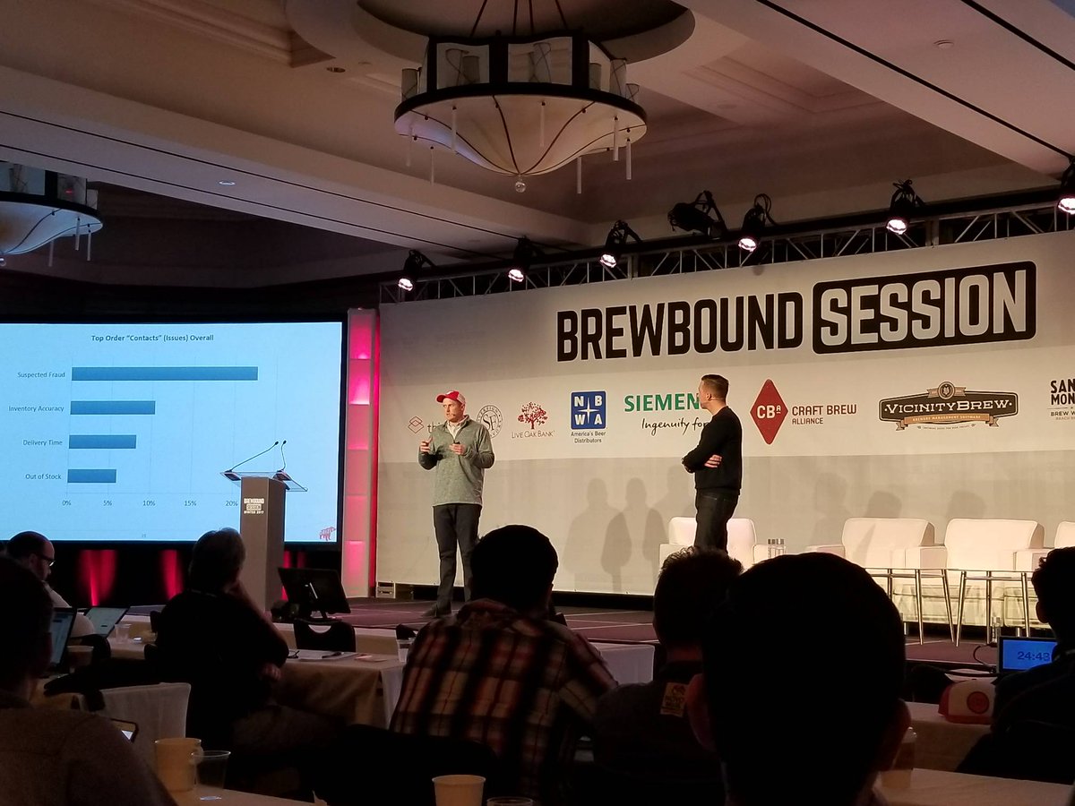 VicinityBrew's tweet photo. @drizly talks future of their ecommerce market place for online alcohol sales and the operational challenges they are tackling for #craftbeer #bbsessions https://t.co/ZFiPgevM3c https://t.co/6yYRPjJgPC