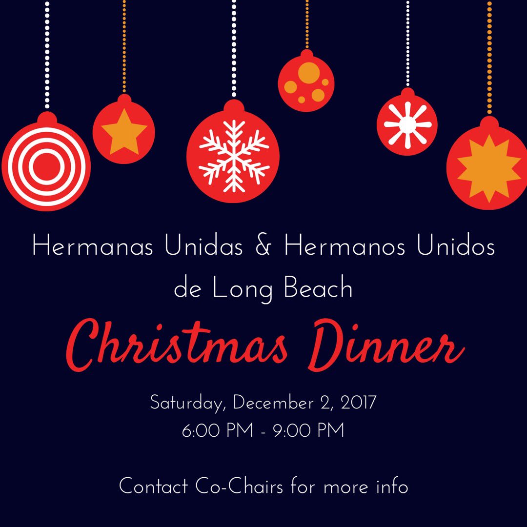 HaUdeLongBeach's tweet photo. The holidays are here ! Kick off this season with our Christmas Dinner in collaboration with HULB 😊 https://t.co/NxTVjIdFh0