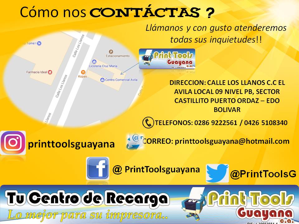 PrintToolsG's tweet image. #printtoolsguayana #recargas #consumibles #Toner #Tintas #Cartuchos #puertoordaz #venezuela #hp #epson #samsung #delcop #xerox