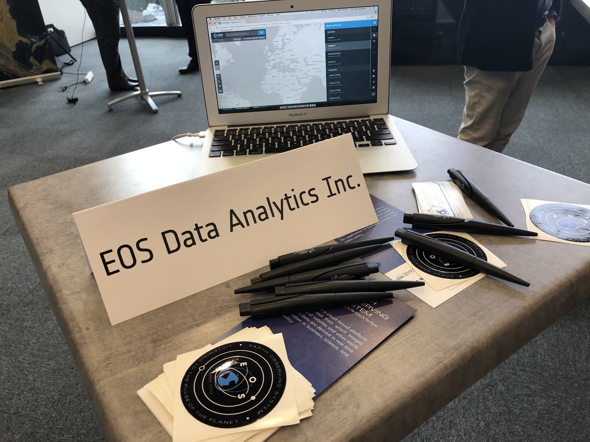 eos_da's tweet photo. Demoing LandViewer https://t.co/LWFZo6ULKJ at @esa's #BiDS17 https://t.co/8sT3TTfXGP
