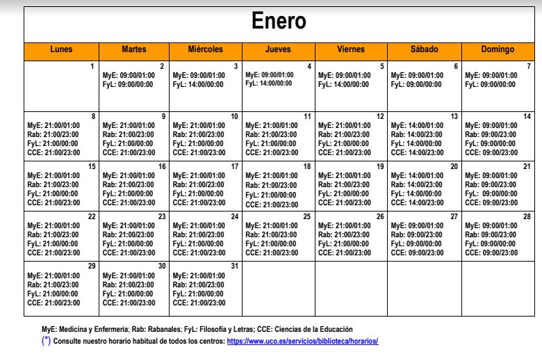 Apertura extraordinaria de las bibliotecas de la <a href="/Univcordoba/">Universidad Córdoba</a>