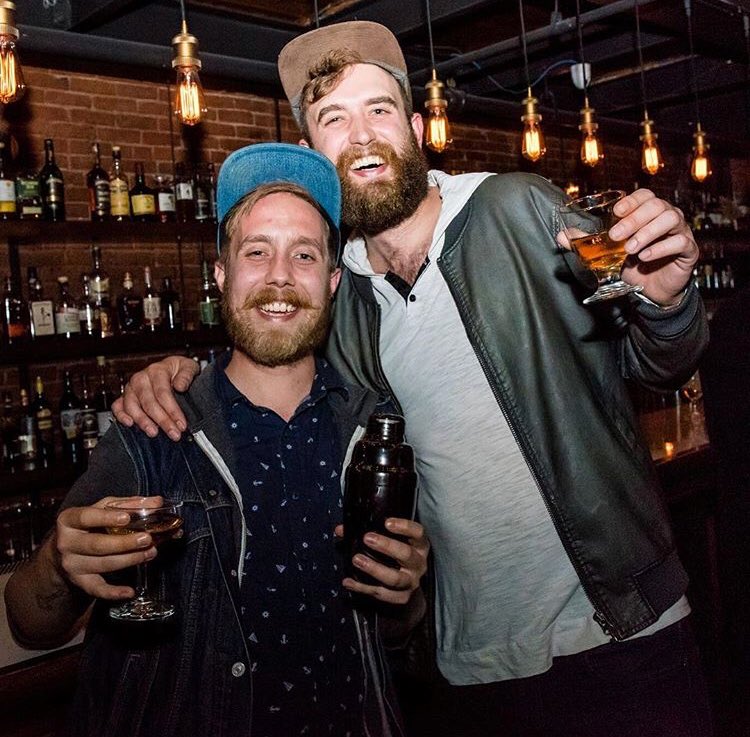 StudioEastHFX's tweet photo. Time to get shaking with Keegan (pictured here) & Thomas for our Tiki Night !!🍹🌴🍹🌴🍹
#tikinight #everywednesday #tikicocktails #rum #tropicallifestyle #bartending #mixology #adventure #halifax #dartmouth #eatdrinklocal https://t.co/OullsWWzvg