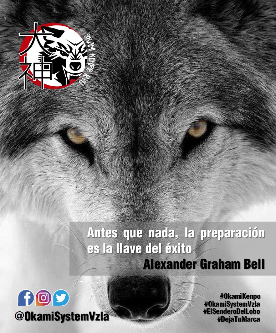 OkamiSystemVzla's tweet photo. Antes que nada, la preparación es la llave del éxito
#AlexanderGrahamBell
Únete a nuestra manada y síguenos en Facebook, Twitter e Instagram @OkamiSystemVzla
#OkamiSystemVzla #ElSenderoDelLobo #DejaTuMarca https://t.co/iumCq5i8GW
