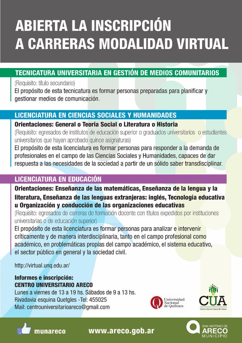 Centro Univ Areco tweet media