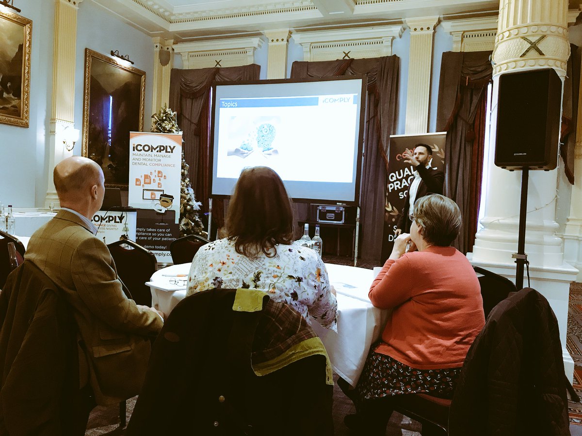 LucieSimic's tweet photo. Great PM conference in Exeter with @icompliant @CODE_uk listening to @tstuart72 &amp; @fionaumd #icomply #dentistry @PracticeGeneral https://t.co/zp742nDmno