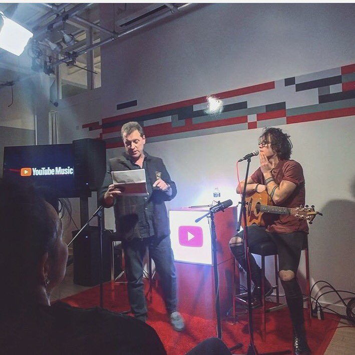 Discussing songwriting at @youtube in Toronto #tsf #toronto #songwriting #songwriter #youtube #youtubespace #youtubers