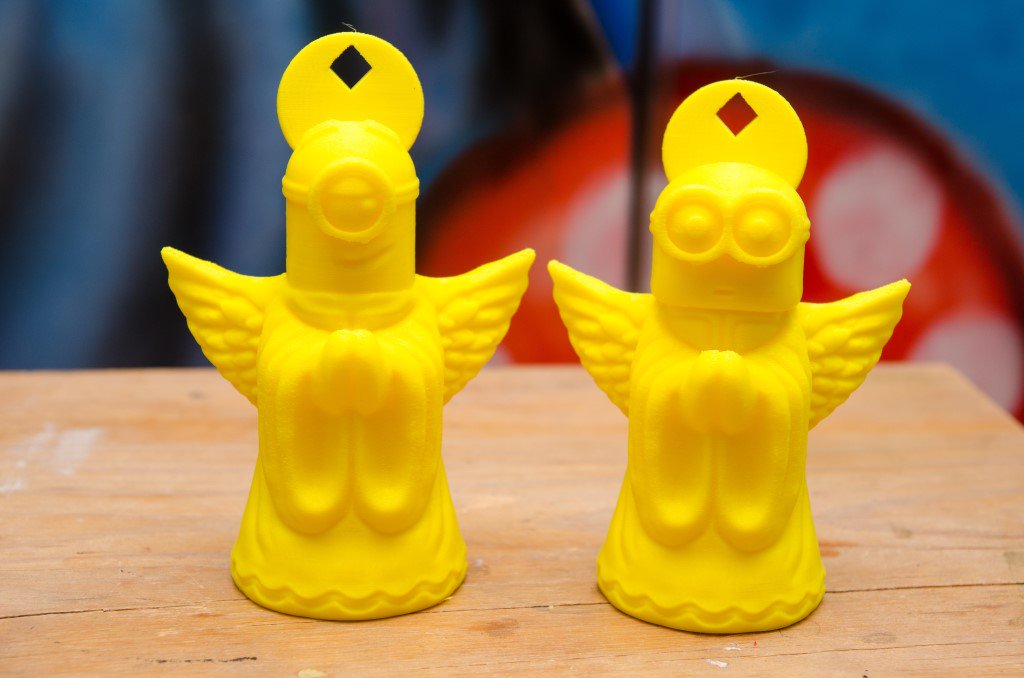 geekc0der's tweet photo. Day 333 of #3dprint365. #3dprinted Another 3d Printed Minion Angel
It's Bob and Stuart!
Found another Minion Angel Ornament to finish off the collection :)
Designed by Ricardo Salomao
#3dprint #3dprinter #thingiverse #cctree #xmas #makersgonnamake #makevember #minions https://t.co/zfC1cIK7pj