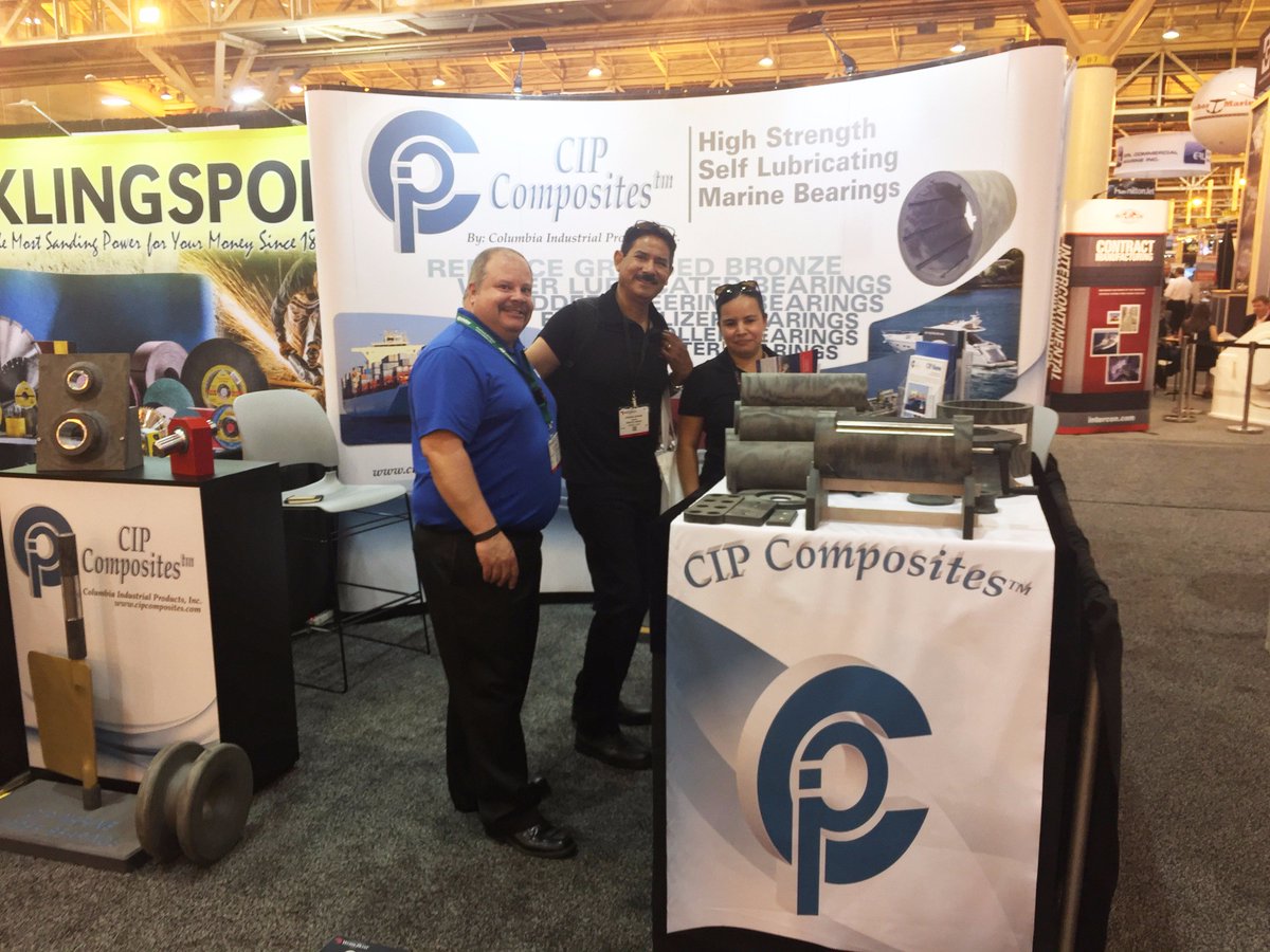 cipcomposites's tweet photo. Day one at the 2017 International WorkBoat show in New Orleans. Will we see you there? https://t.co/axhZ3brxNC