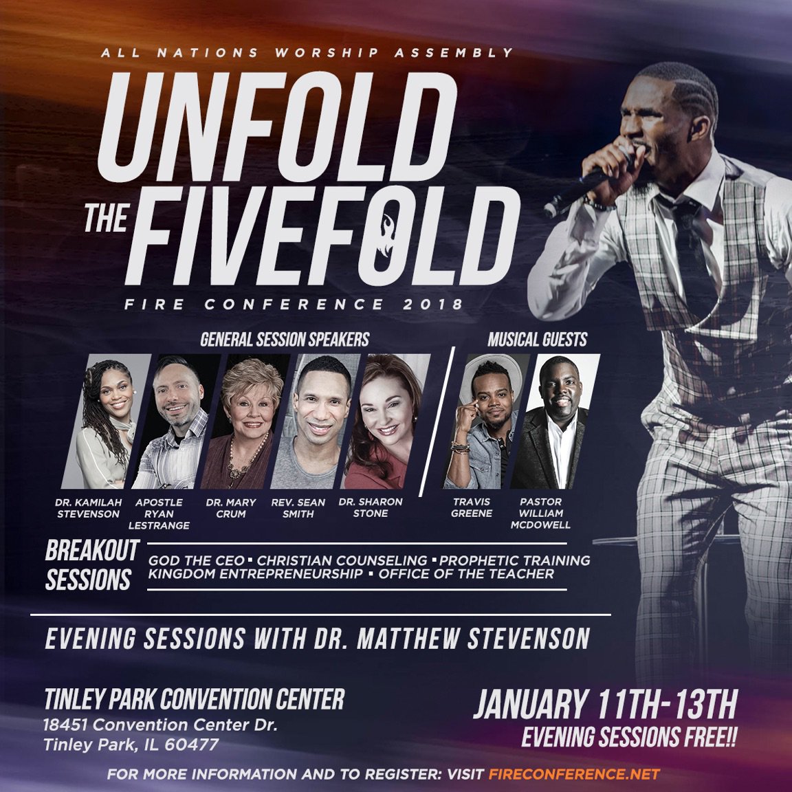 It takes all Five, to keep the Church alive!!! Have you registered? 

Register: fireconference.net