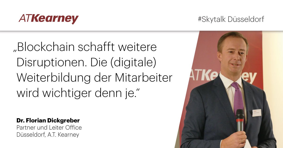 fdickgreber's tweet photo. Blockchain hat riesiges Disruptionspotential. Ein wichtigtes Fazit beim #Skytalk: digitale Kompetenzen von Mitarbeitern werden immer wichtiger. https://t.co/Ujxp69RRVA #mutma https://t.co/s95wZkiwSO