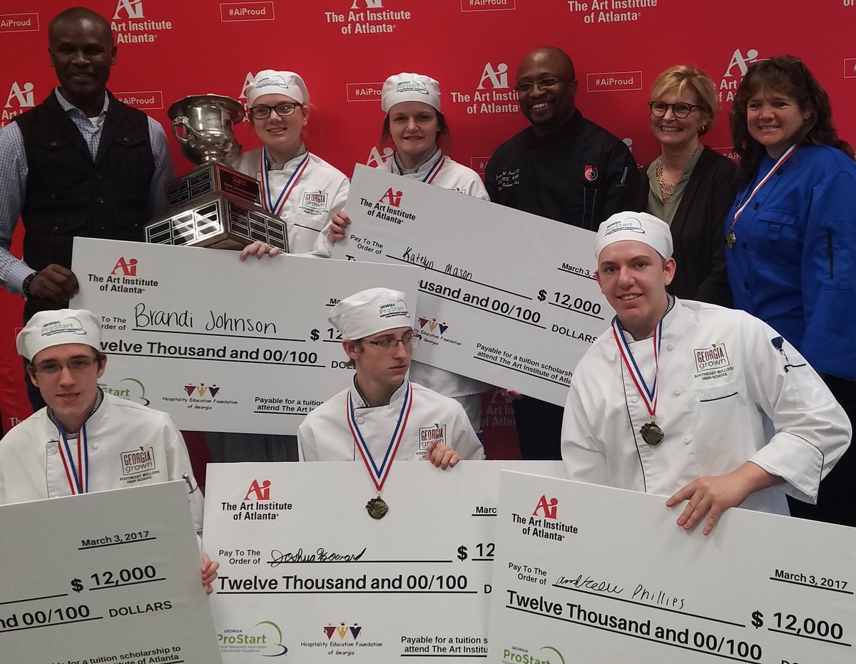 BullochSchools's tweet photo. SEB High student is the Georgia Culinary Arts Student of the Year. https://t.co/GJIFwl0RZc @GRAToday @HEFG_Connect #SkillsThatBuild @GaDOECollegeRdy #CareerPathways #CTAE #CulinaryArts #StudentSuccess https://t.co/4nzc6MRr0K