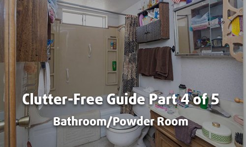 Last thing you want your loved ones to see when they visit is stacks of stuff packed in your bathroom/powder room, it’s time for you to roll up your sleeve and purge. Learn how with this five-part clutter-free #guide -> ow.ly/pdnD30gBoo1 #tips #stressfree #beholidayready