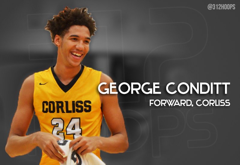 312Hoops's tweet photo. Rounding out our 2017-18 #312Hoops Preseason All-Chicago team is #CorlissBasketball star and @CycloneMBB commit George Conditt (@george_conditt)! https://t.co/TTZAnB7Zlk