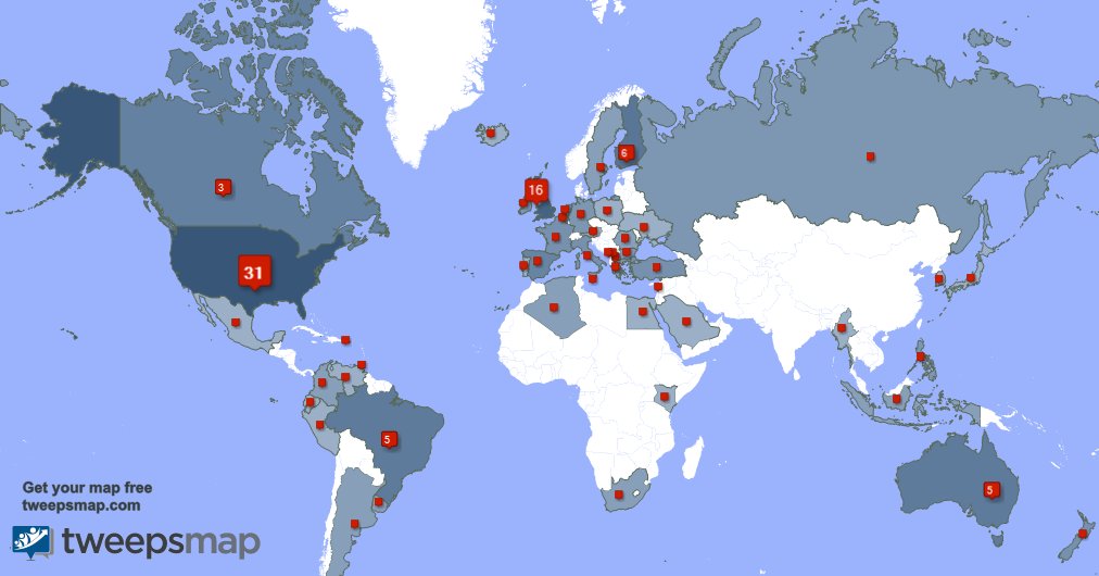 FINlovatic_'s tweet photo. My followers live in USA (31%), UK.(15%)... Get your map: https://t.co/h4uPfPyfjz https://t.co/Tji9eCGQNd