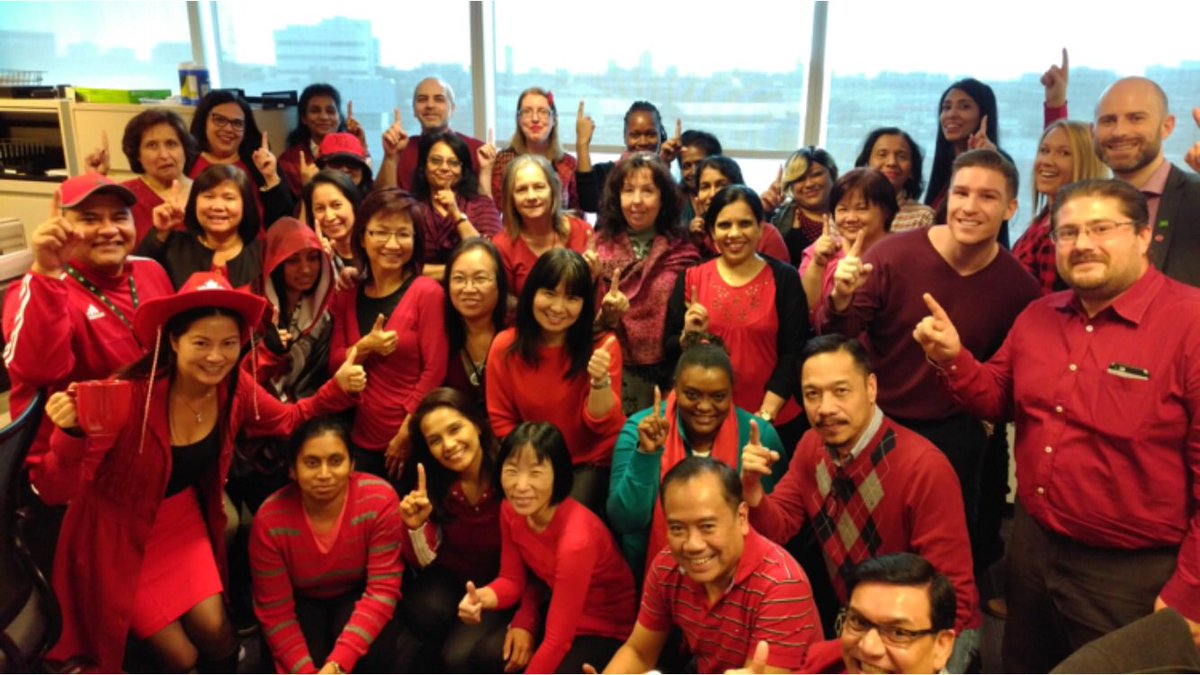 The Life &amp; Health Shared Services team showing our support for the United Way. #TDInsurance leading the way. #BuildingStrongerCommunitities <a href="/kennlalonde/">Kenneth Lalonde</a>