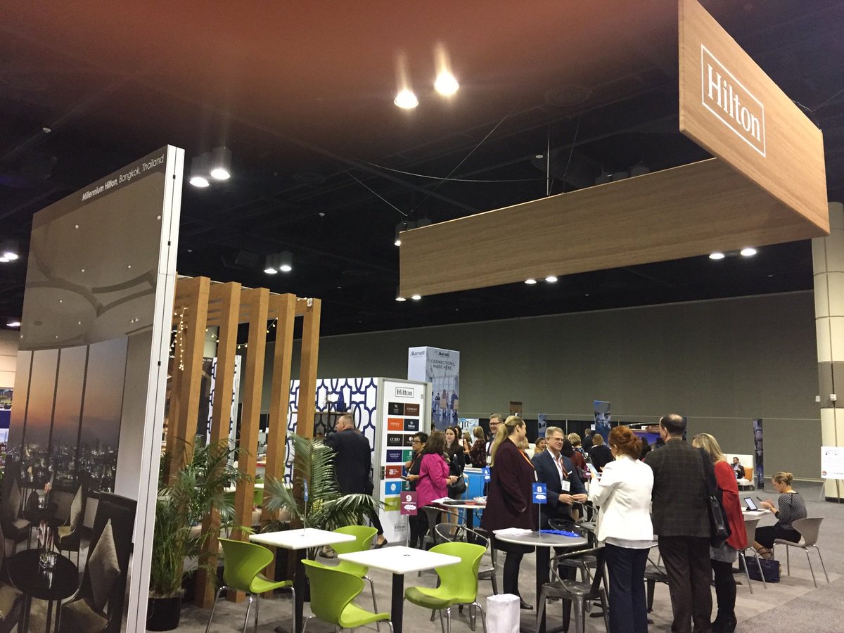 amexgbt's tweet photo. Our Supplier Showcase at #Interaction2017 is in full swing with great partners like @Delta, @HyattTweets, @HiltonHotels and many more! https://t.co/1IrpXQ8T5f