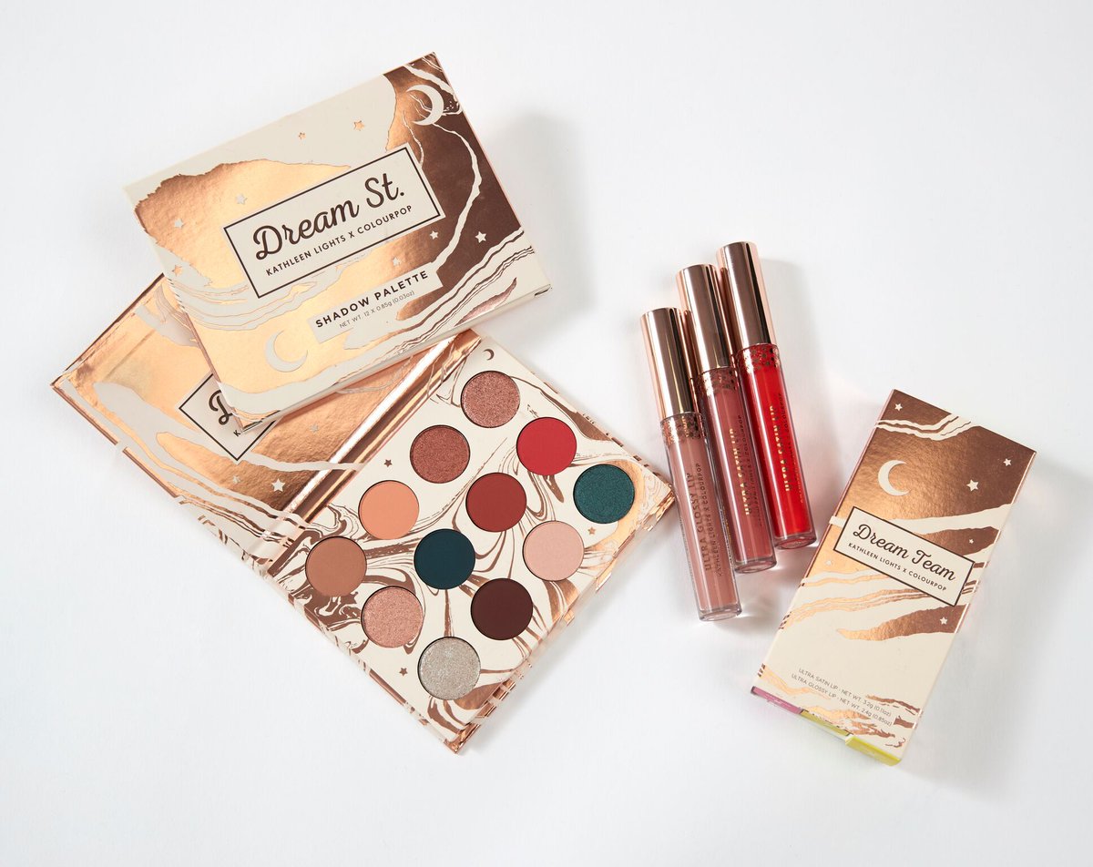 ColourPopCo's tweet photo. Kathleen Lights x Colourpop ☁️🌟 Are you ready for Dream St? ☀️ https://t.co/tY4n6fERnD