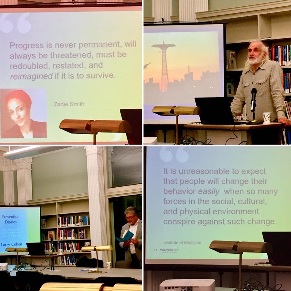 What a great event last night at UC Berkeley. Author Larry Cohen presented to an engaged group of future public health leaders ready to build the movement for public health in California.