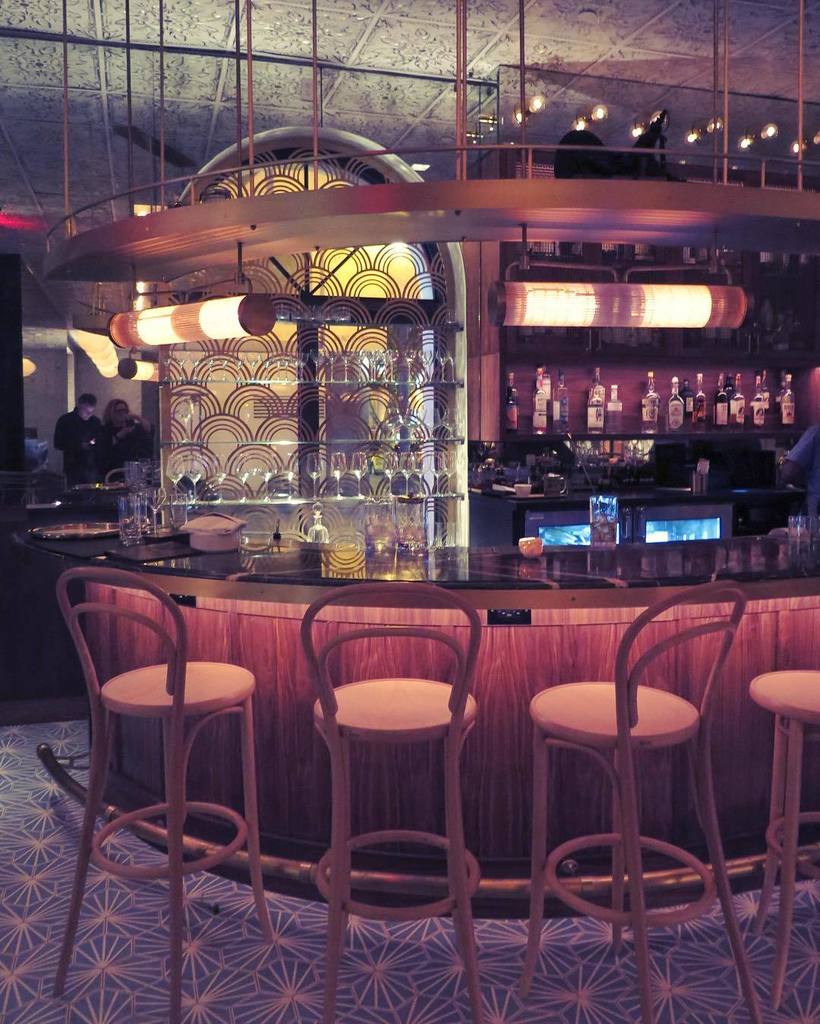 Bars like this make me thirsty. And <a href="/gibson_sf/">Gibson</a> has a pretty rad bar menu, so I think I’ve found my new perch. Leather Manhattan, I’m coming back for you and your friend, Mr. Dry-Aged Burger. 🍔 (And Clear Bloody Mary, see you at brunch soon...) ift.tt/2BnQUUV