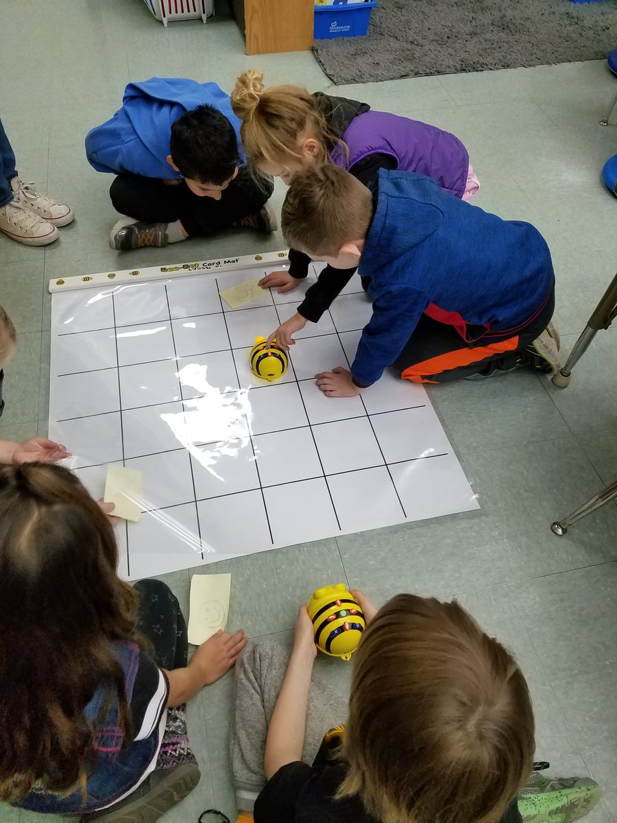 nstock36's tweet photo. Coding with Bee Bots! #lvusd #codingfun #firstgrade https://t.co/eJaqgxg4fg