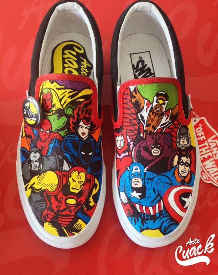 tenis vans spiderman