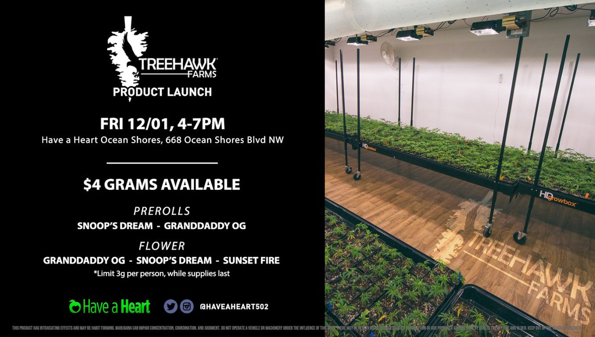 haveaheart502's tweet image. This Friday! Free the Tree! @TreeHawkFarms $4.00 grams of 🔥🔥 #haveaheartrec #haveaheart502 #treehawkfarms