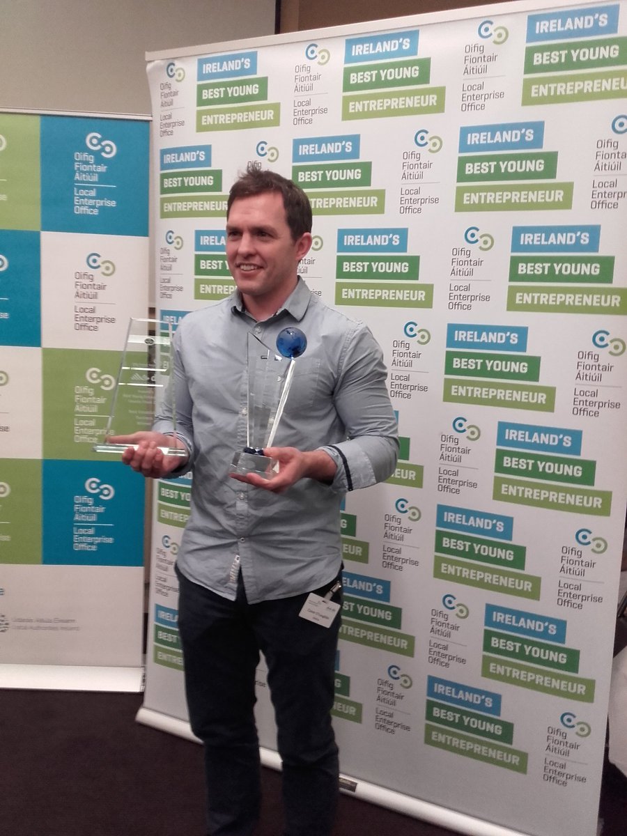 Huge congratulations to Best Established category and overall winner @wearglofox Conor O'Loughlin #ibye