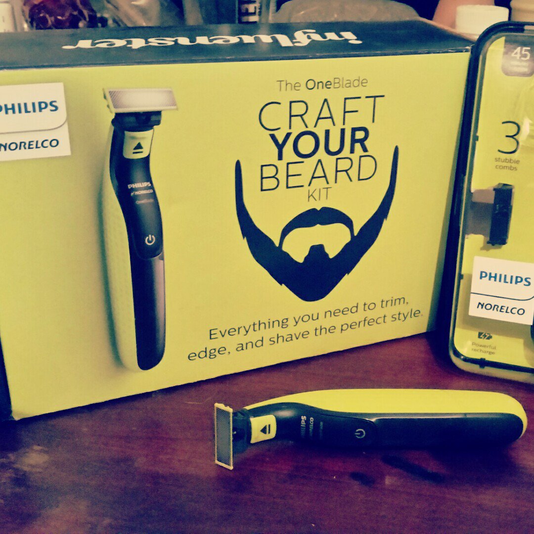 To my bearded friends, you need this in your life. <a href="/PhilipsNorelco/">Philips Norelco</a> #RaiseYourOneBlade #complimentary #contest <a href="/Influenster/">Influenster</a>
