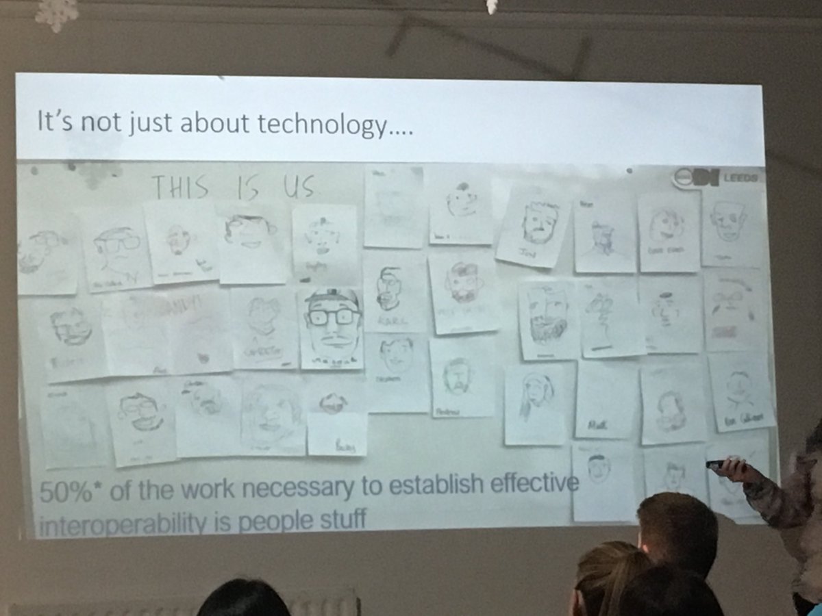 One_HealthTech's tweet photo. Interoperability across urgent care: it is not just about technology, it is about the people @amandaneylon @NHSDigital #OHT17 https://t.co/AXwxR8Lwwy
