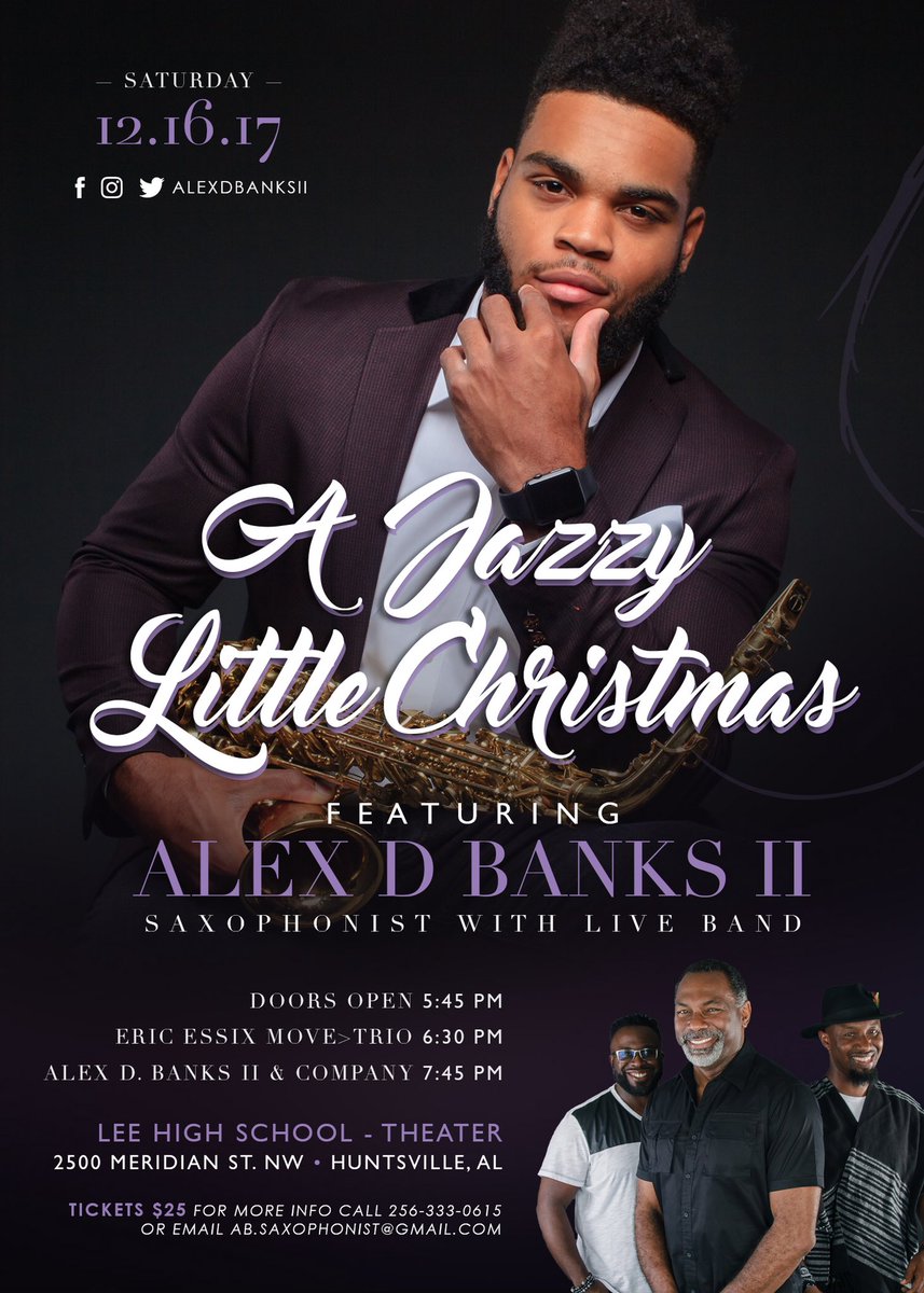 VentonBlandinTV's tweet photo. S/o to my cousin @AlexDBanksII &amp; good friend @NoelGourdin. Check out Alex’s Christmas concert w/Noel. Alex is a phenomenal saxophonist who’s played since he was in diapers (j/k). I play the alto &amp; tenor, so know. Noel is an award-winning R&amp;B artist whose hits have been in movies. https://t.co/d1zZuBYMYH