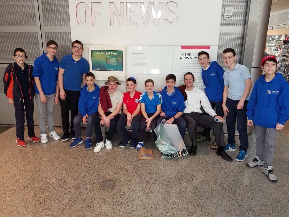 weRYNJ's tweet photo. What a scene @Newseum on our #8BinDC trip - all sun &amp; smiles
#weRYNJ #8thGradeGradTrip https://t.co/kdhCf9ymo7
