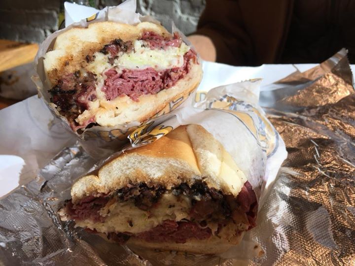 Exquisitely thinly sliced pastrami on the Lenwich special today. @lenwich ift.tt/2pmtMUD