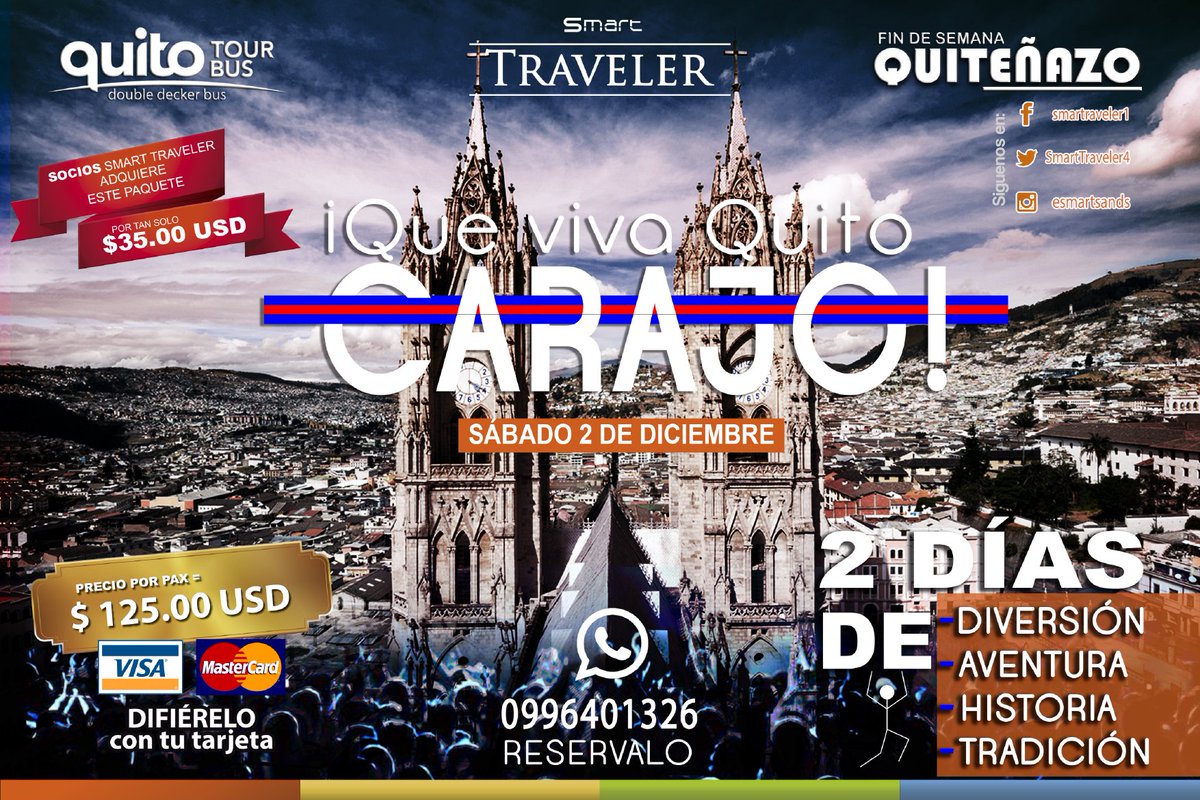 SmartTraveler4's tweet photo. Y la guaragua y la guaragua y guaragua... :D ya estamos celebrando a Quito! Entérate de nuestro pack quiteño de fiestas 🎉 https://t.co/UJQcUYp7s0