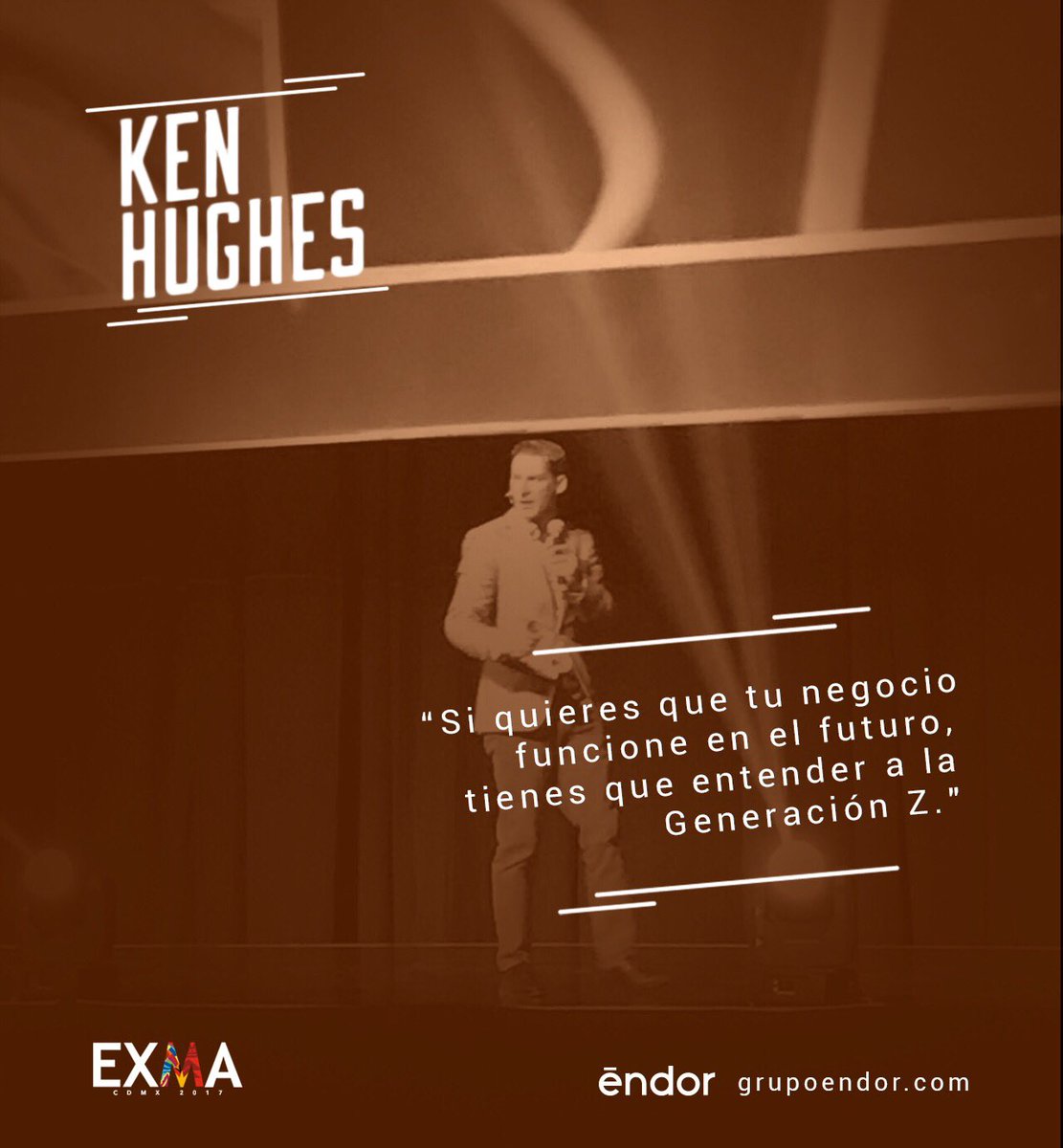 Endor_Mx's tweet photo. @KenHughesIE presente en el @ExmaCDMX 

#EXMA2017 https://t.co/c0fTbK3yec