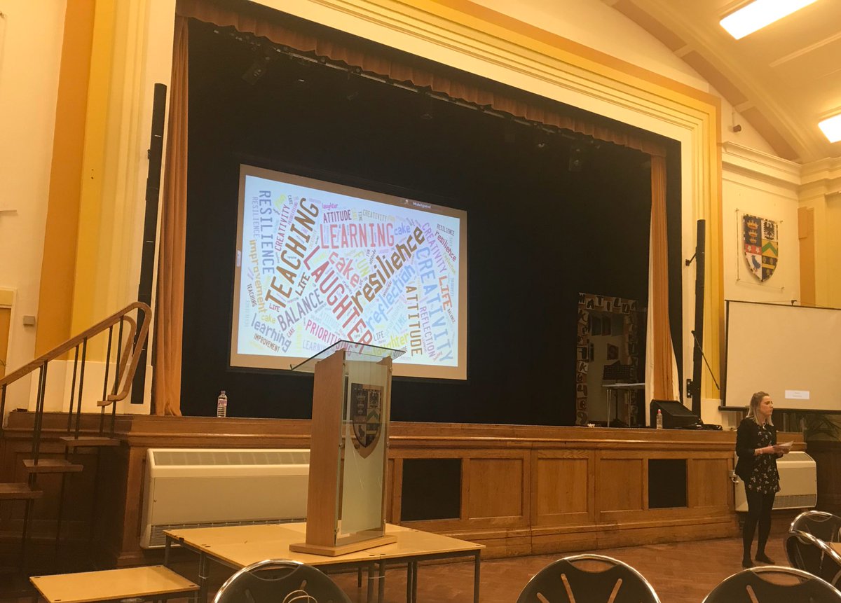 Stephen_Logan's tweet photo. Well done @emilywhall enjoyed the sherbet lemon of Teaching . . . . . so far. 👏👏 All about the journey. @TMHullEY #TMHullEY https://t.co/rdw0YAP6hG