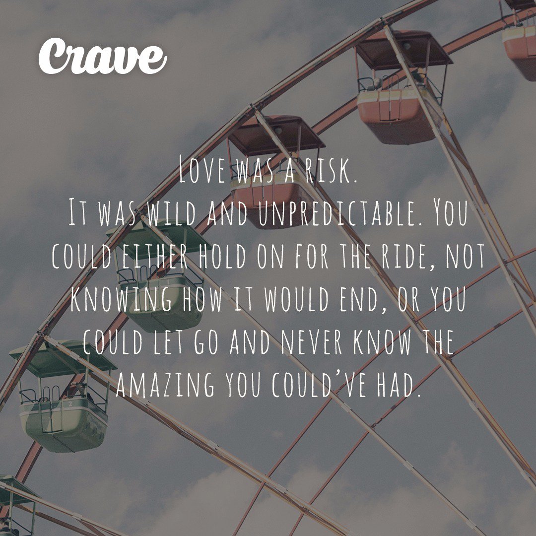 CraveRomanceApp's tweet photo. 🎡 @JDanielsbooks #FourLetterWord @ForeverRomance 
Experience on Crave for only $1.99 - https://t.co/XsomabHbBq https://t.co/2c5GuYNPVt